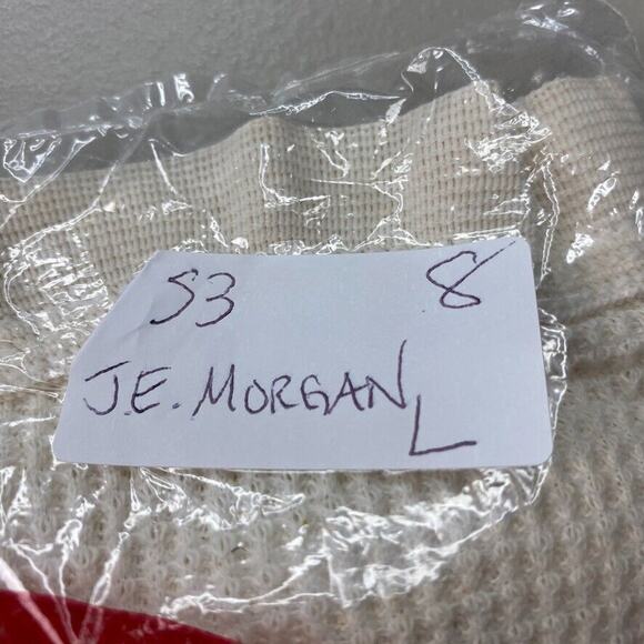 Vintage J E Morgan Long Johns Mens Large Beige Thermal Underwear Pant 38 / 40 - Picture 6 of 6